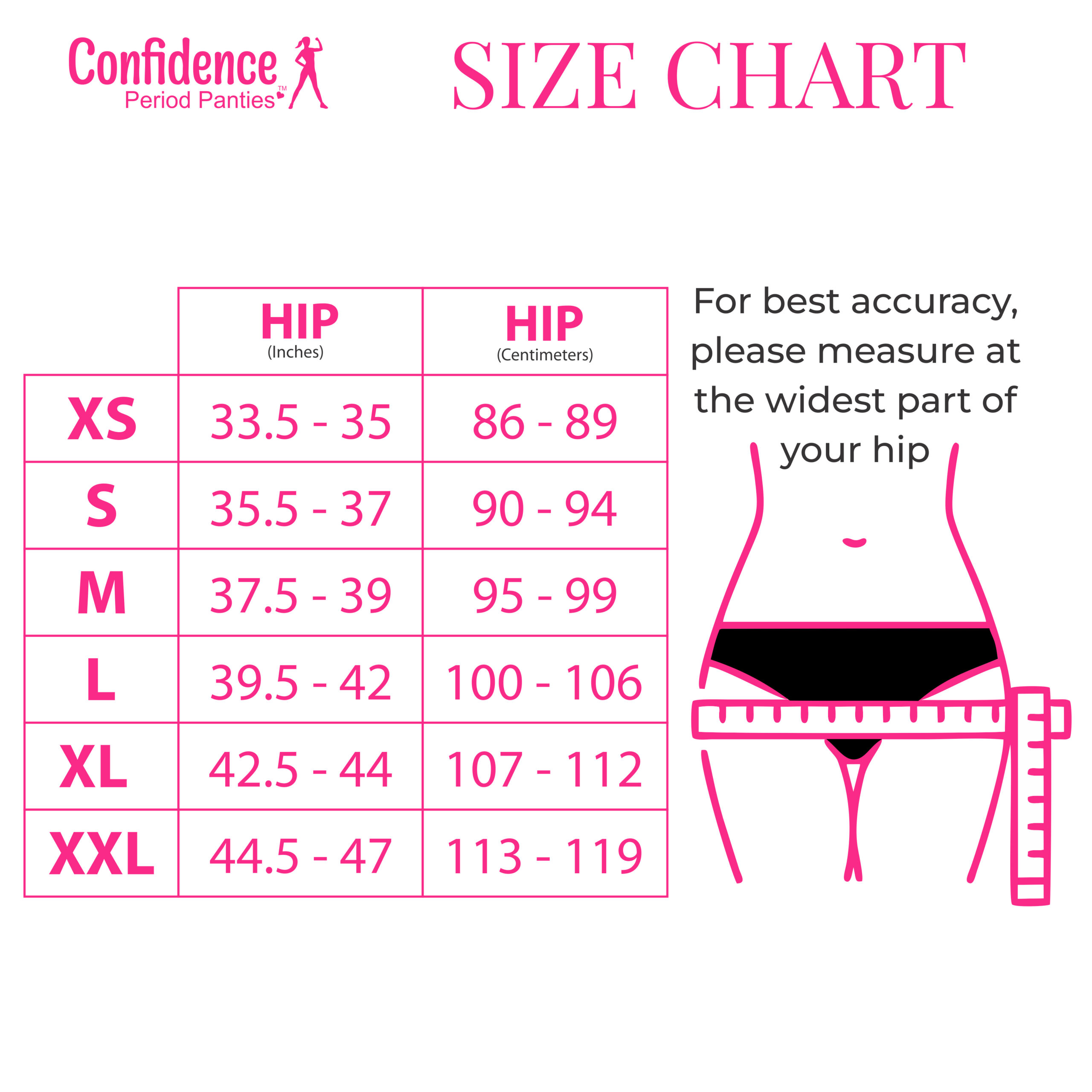 Bikini Spandex / Lycra - 3 Pack - Confidence Period Panties
