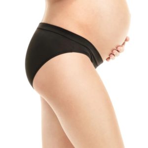 Lycra Postpartum Panties Boyshort Black