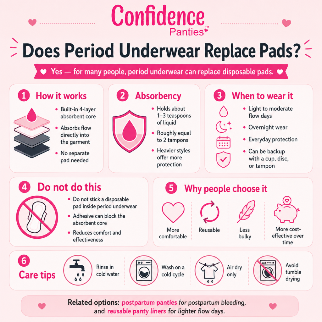 Does Period Underwear Replace Pads?