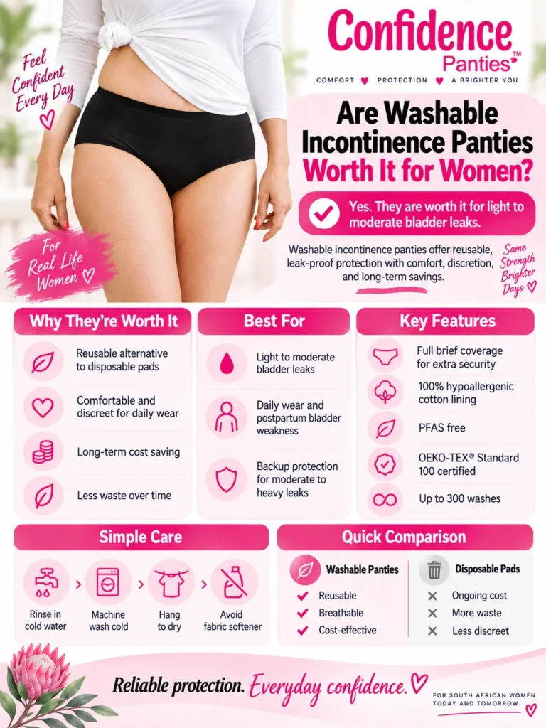 Are Washable Incontinence Panties Worth It for Women